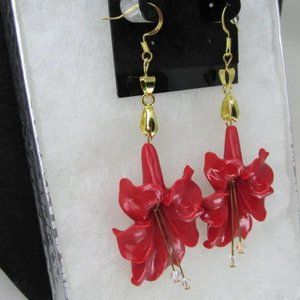 18K Gold Plated Tropical Bloom Earrings